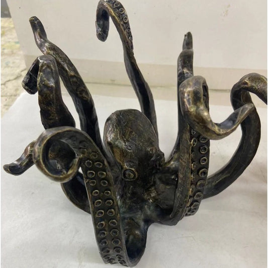 Octopus Sculpture with Cup Holder - Creative Resin Home Decor Statue-Monster Art