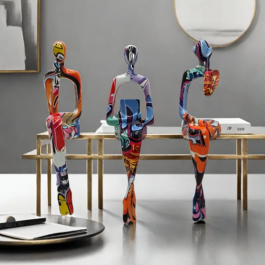 MonsterArt Abstract Thinker Sculptures