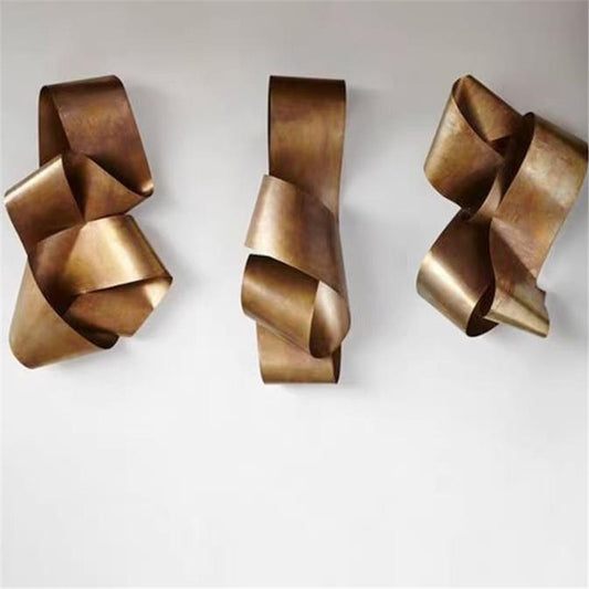 Stunning Abstract 3D Wall Sculpture | Metal Art | Antique Bronze Finish