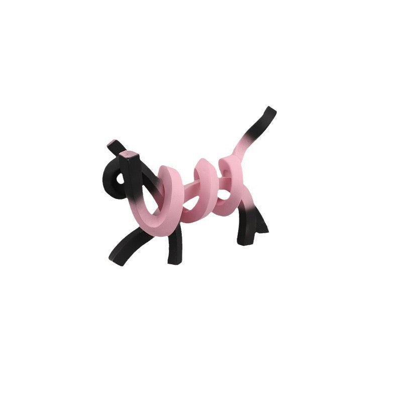 MonsterArt Spiral Cat Art