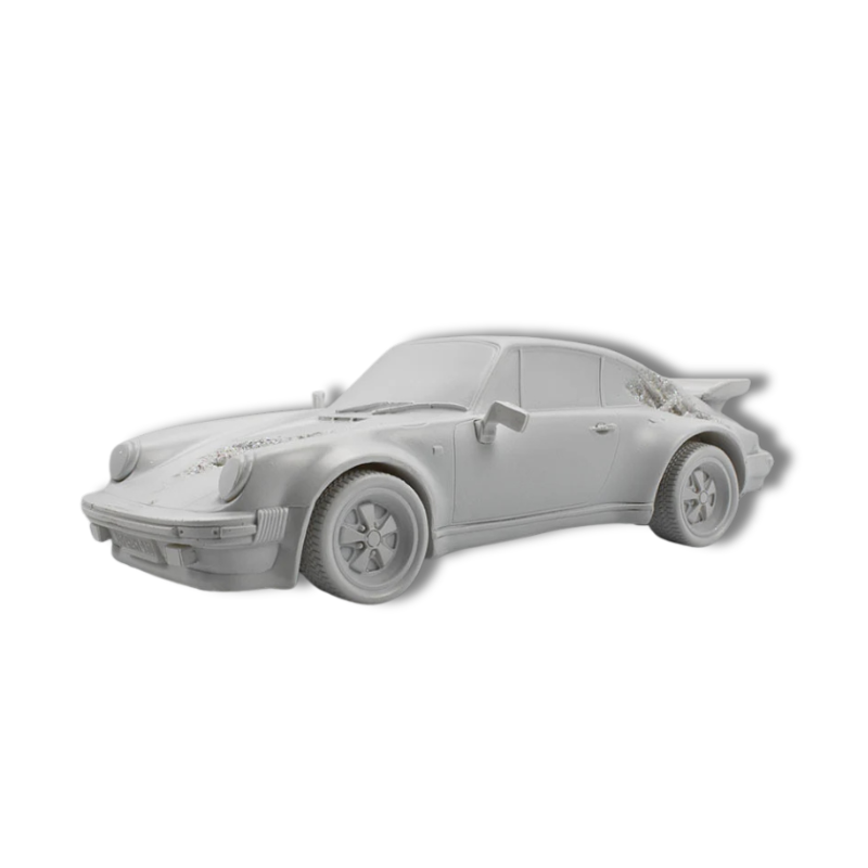 MonsterArt Eroded Porsche 911 Turbo Resin Art Sculpture – Limited Custom Edition