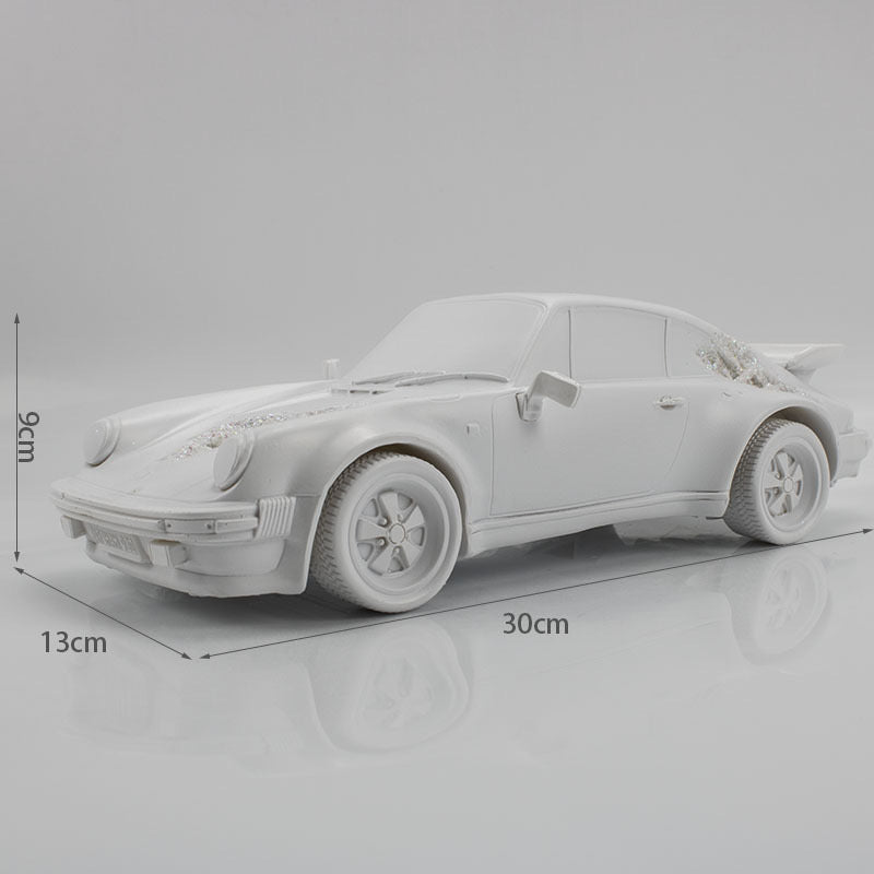 Eroded Porsche 911 Turbo Resin Art Sculpture – Limited Custom Edition